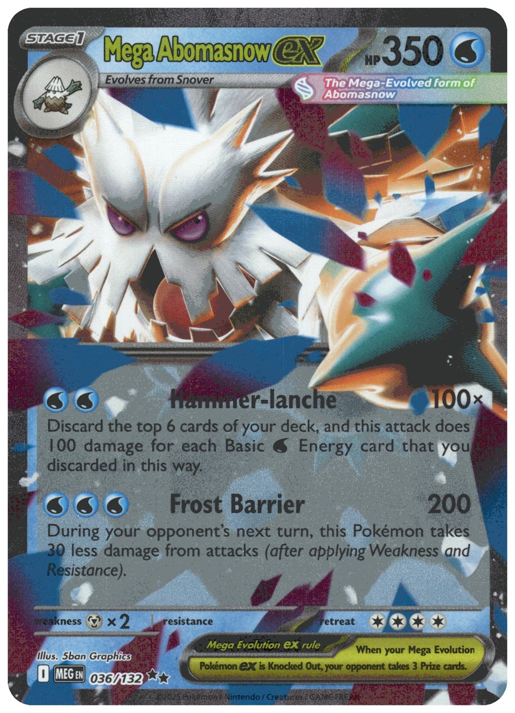 Mega Abomasnow ex