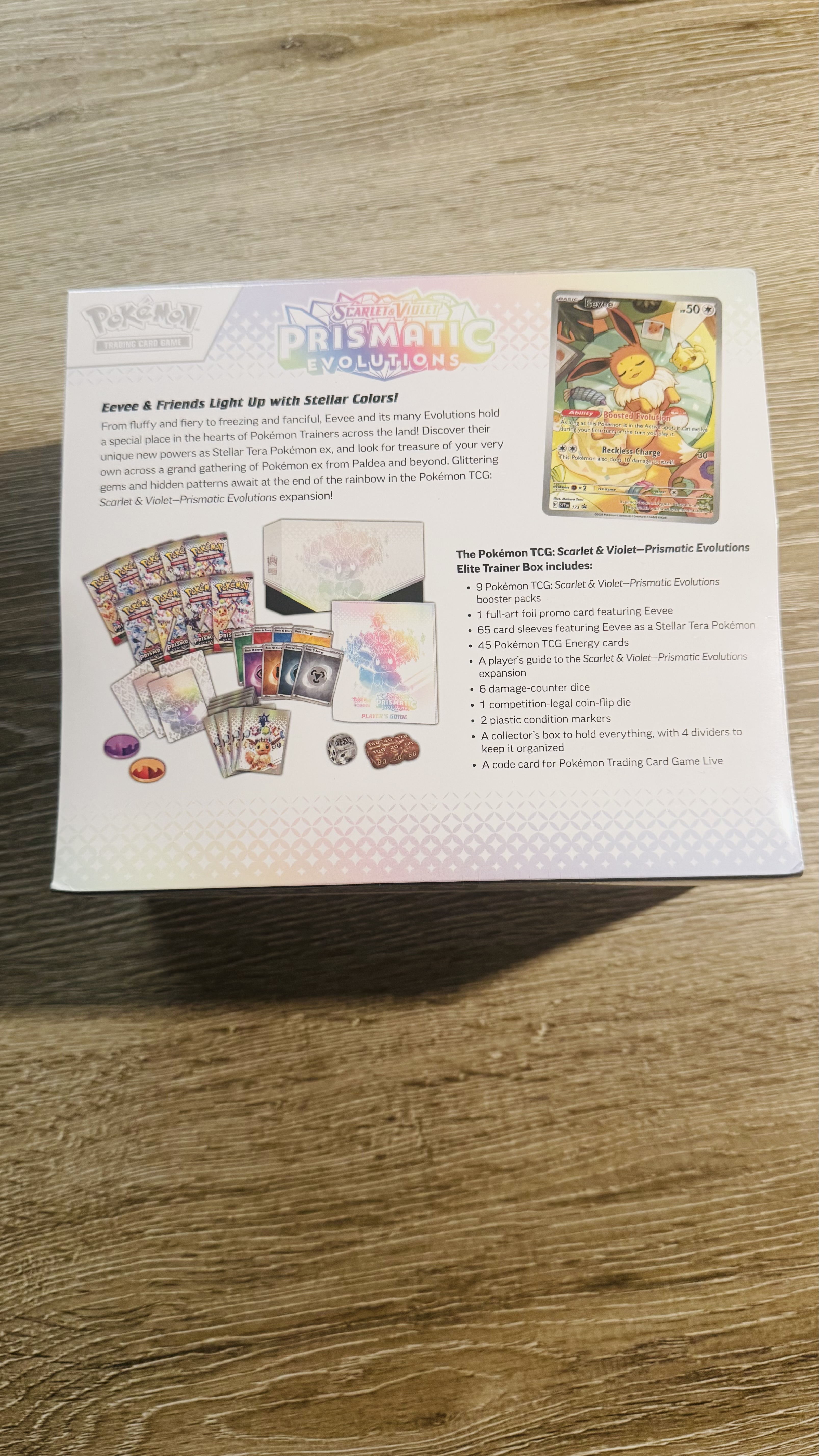 Prismatic Evolutions Elite Trainer Box foto 3