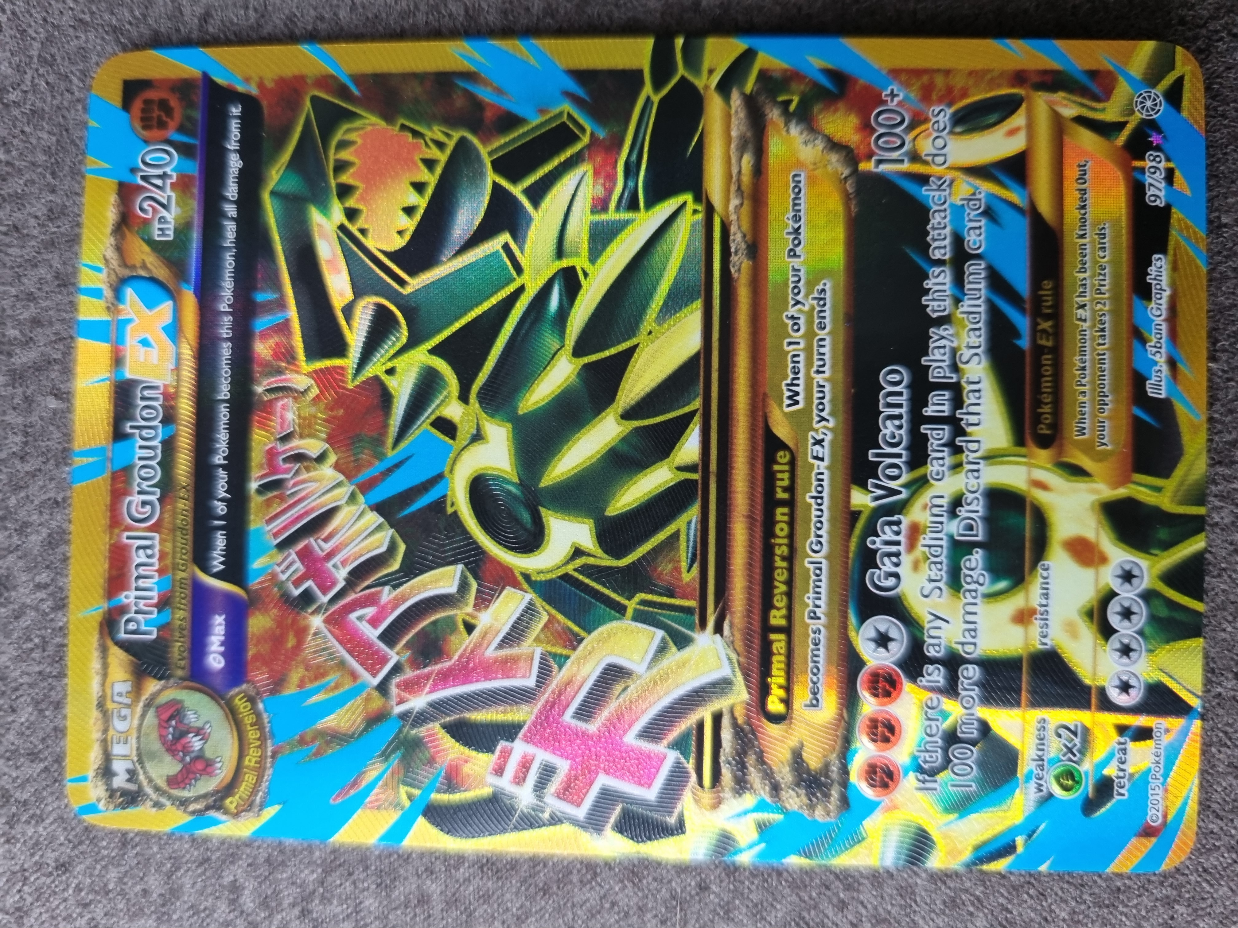 Primal Groudon EX foto 1