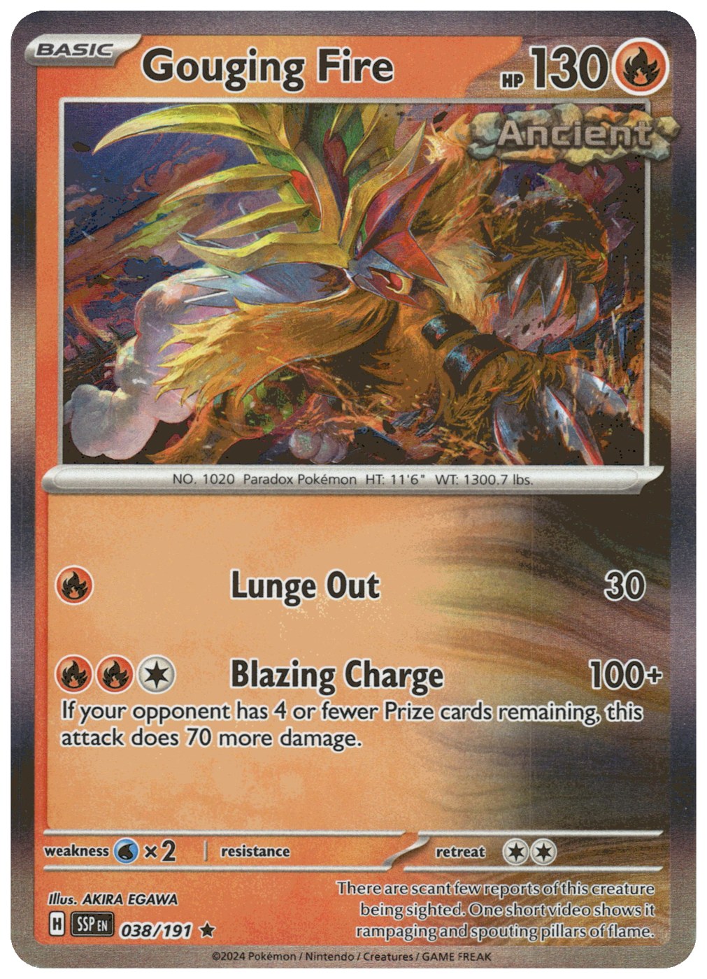 Gouging Fire