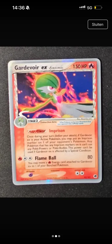 Gardevoir ex (Delta Species) foto 2