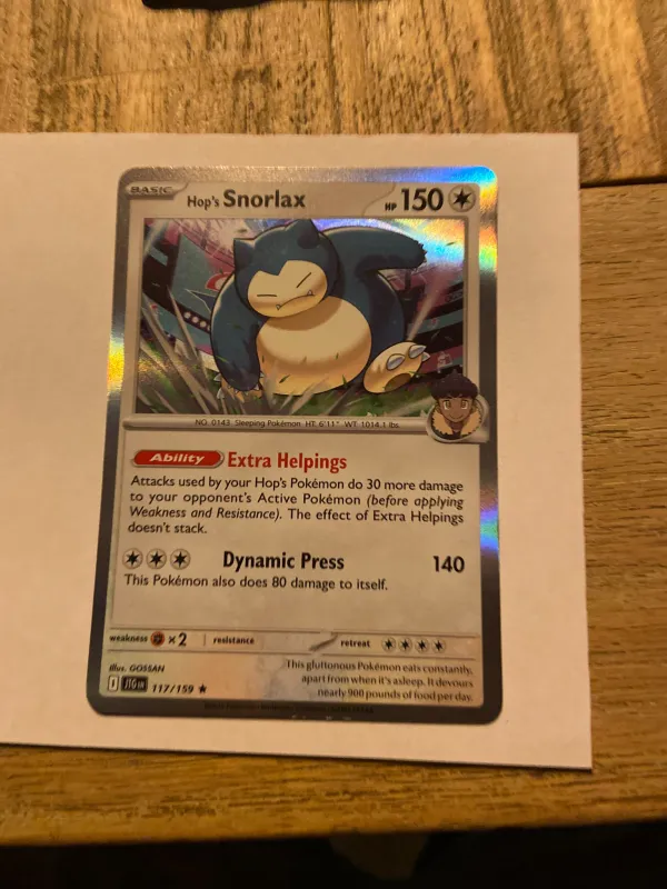 Hop's Snorlax