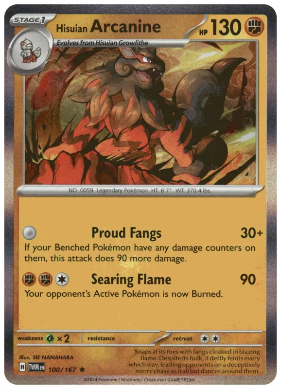 Hisuian Arcanine
