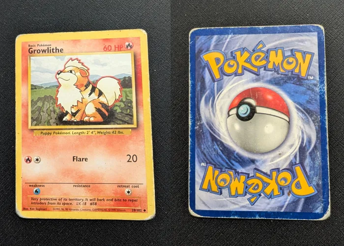 Base Set (Unlimited) bundel - 8 kaarten - Kakuna, Abra, Machop, Prof. Oak e.a. foto 3