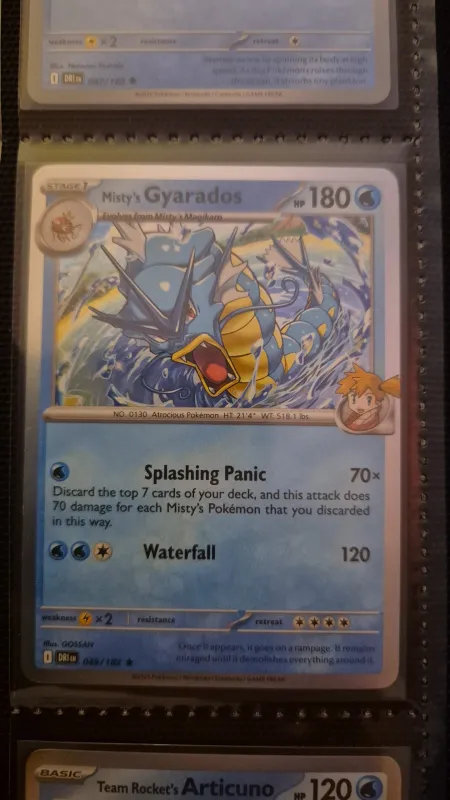 Misty's Gyarados (Non-holo)