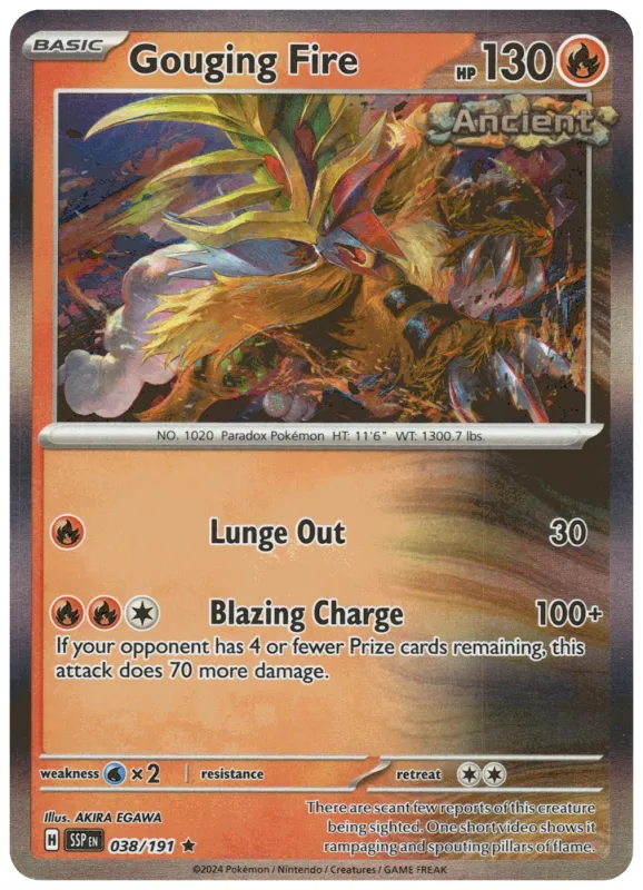 Gouging Fire