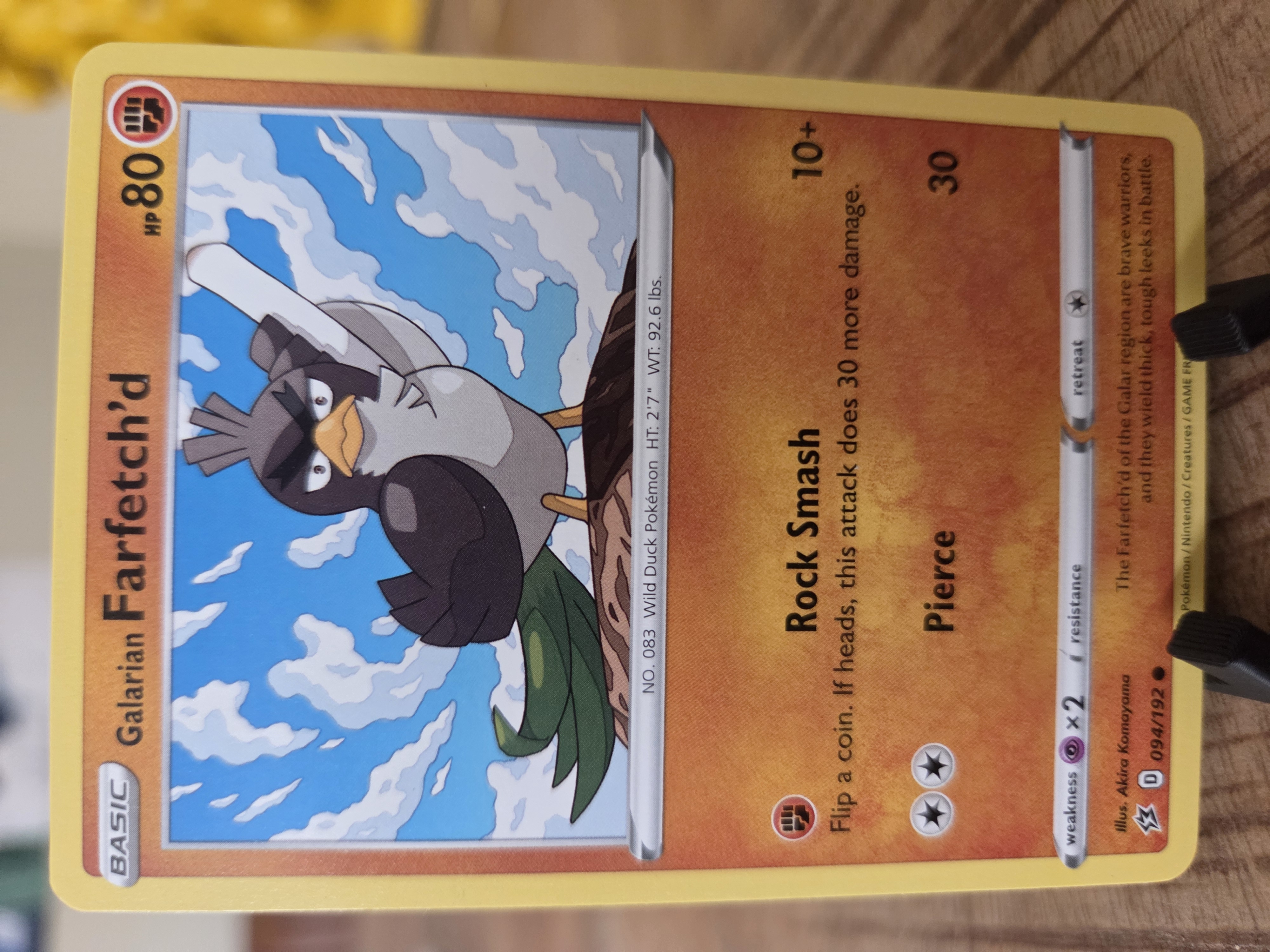 Galarian Farfetch'd foto 1