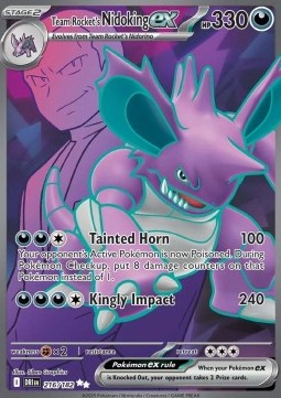 Team Rocket's Nidoking ex foto 1