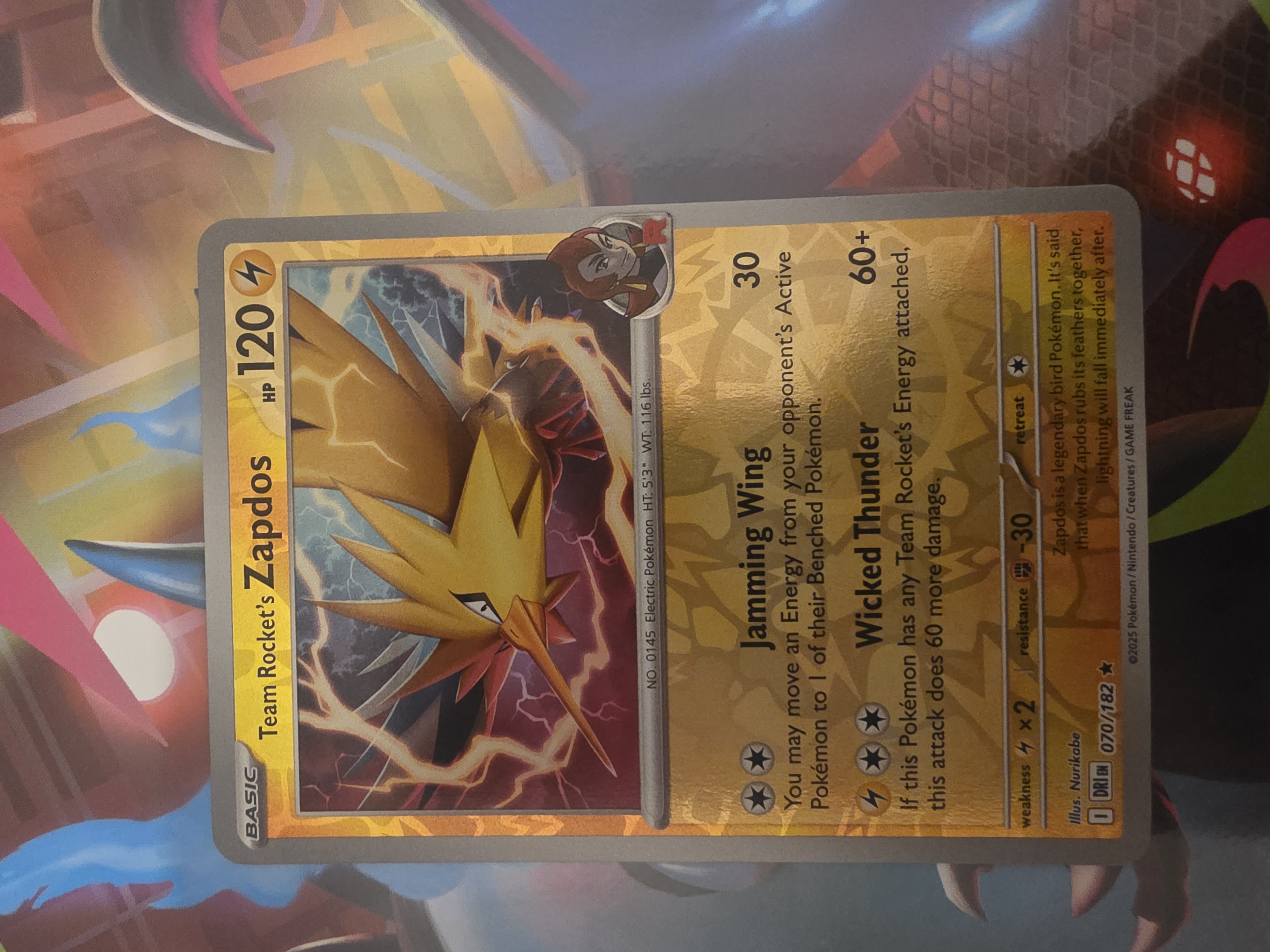 Team Rocket's Zapdos foto 1