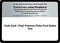 Code Card - Play! Pokemon Prize Pack Series One