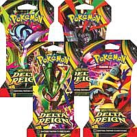 Delta Reign Sleeved Booster Pack Art Bundle [Set of 4]