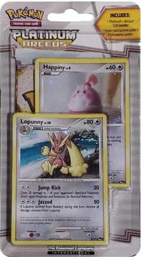 Arceus Blister Pack (Happiny & Lopunny)