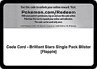 Code Card - Brilliant Stars Single Pack Blister [Flapple]