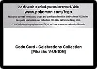 Code Card - Celebrations Collection [Pikachu V-UNION]