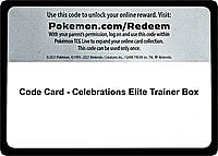 Code Card - Celebrations Elite Trainer Box