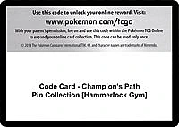 Code Card - Champion's Path Pin Collection [Hammerlocke Gym]