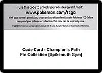 Code Card - Champion's Path Pin Collection [Spikemuth Gym]