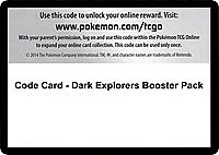 Code Card - Dark Explorers Booster Pack