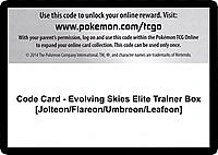 Code Card - Evolving Skies Elite Trainer Box [Jolteon/Flareon/Umbreon/Leafeon]