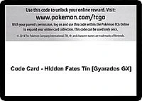 Code Card - Hidden Fates Tin [Gyarados GX]