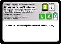 Code Card - Journey Together Enhanced Booster Display