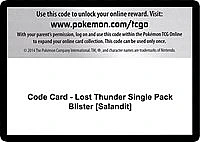 Code Card - Lost Thunder Single Pack Blister [Salandit]