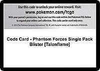 Code Card - Phantom Forces Single Pack Blister [Talonflame]