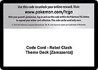 Code Card - Rebel Clash Theme Deck [Zamazenta]