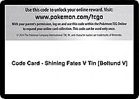 Code Card - Shining Fates V Tin [Boltund V]