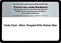 Code Card - Silver Tempest Elite Trainer Box