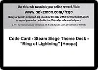 Code Card - Steam Siege Theme Deck - "Ring of Lightning" [Hoopa]