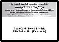 Code Card - Sword & Shield Elite Trainer Box [Zamazenta]
