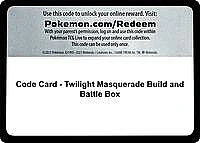 Code Card - Twilight Masquerade Build and Battle Box